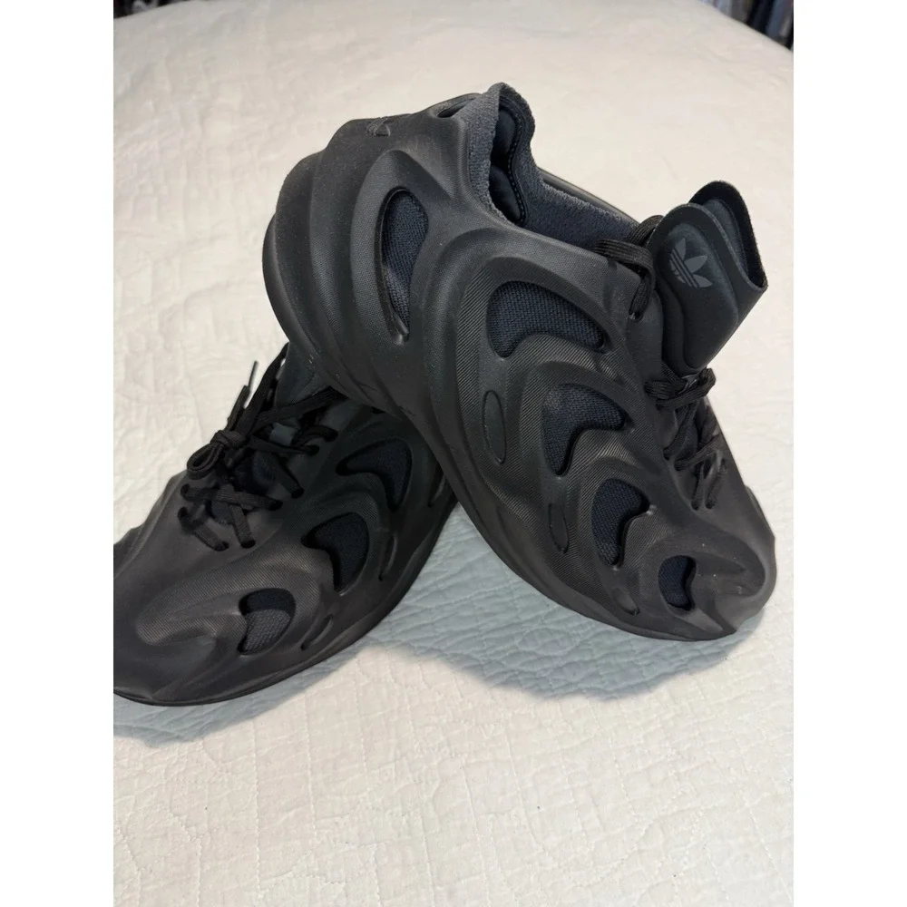 Adidas Adifom Q Black Carbon sneakers exoskeleton Men's 8